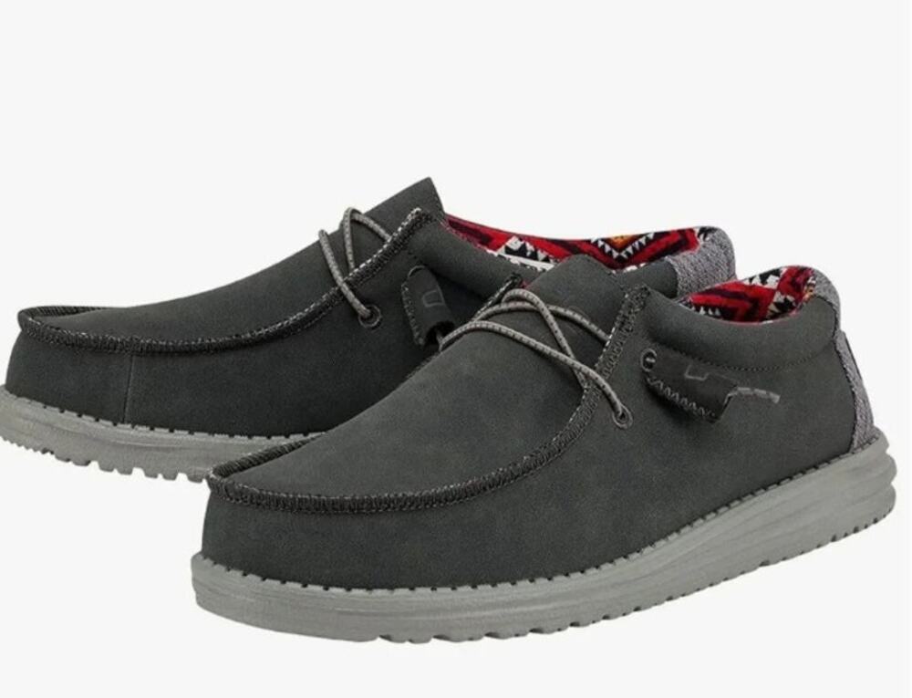 Hey Dude Wally Leather Quarry Recycled Men's 8 Women's 10